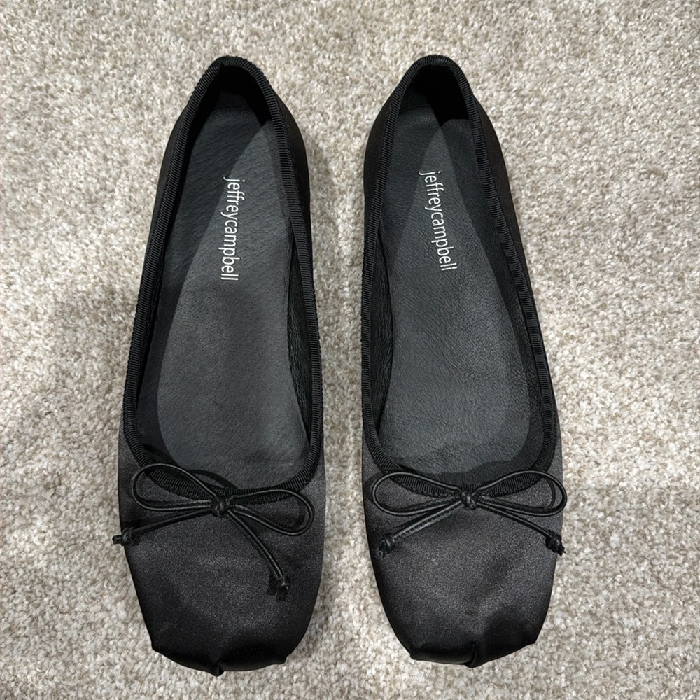 Black Jeffrey Campbell Ballet Flat